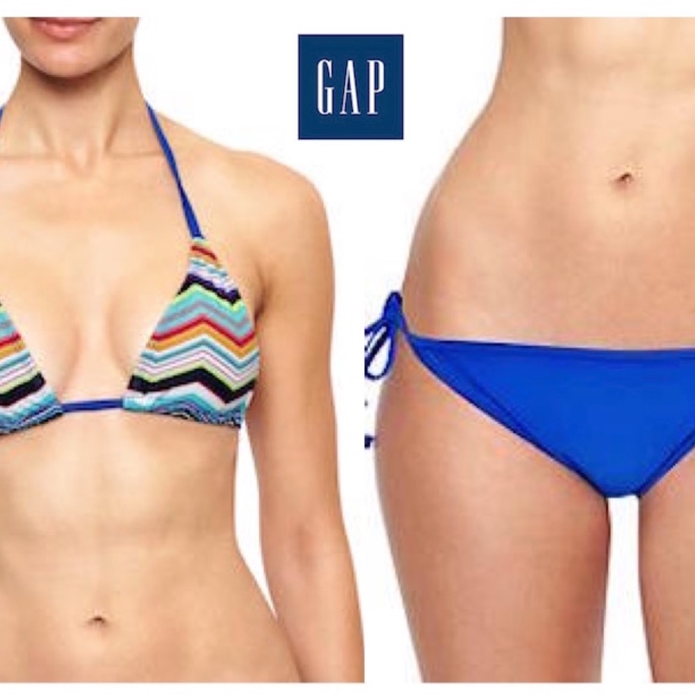 GAP 2 PIECE STRING BIKINI BOTTOM & TOP SWIMSUIT SE